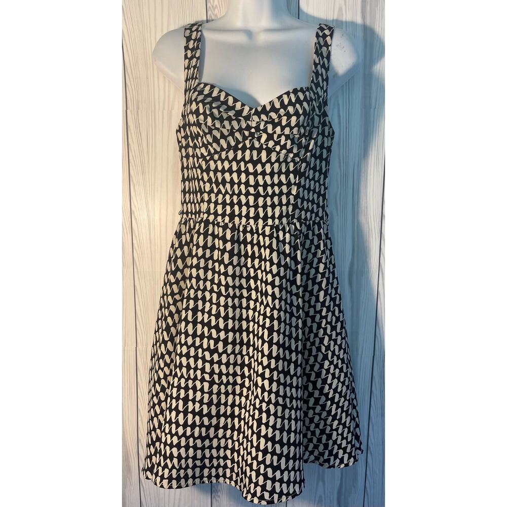 American Rag Classic Style Womens Dress Black & White Size Small